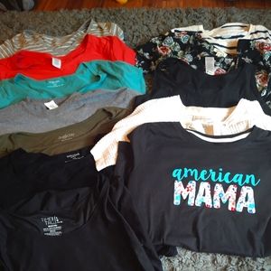 Maternity clothes size large